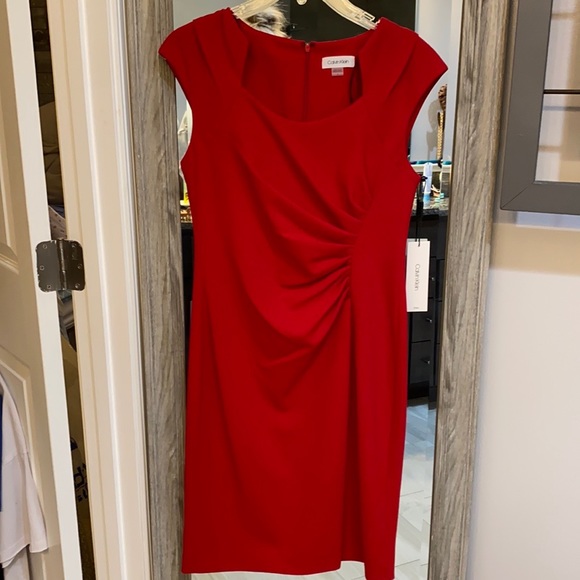 Calvin Klein | Red Dress - Picture 1 of 6
